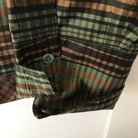 COLDWATER CREEK Plaid Silk Blouse EUC! - Picture 5 of 7